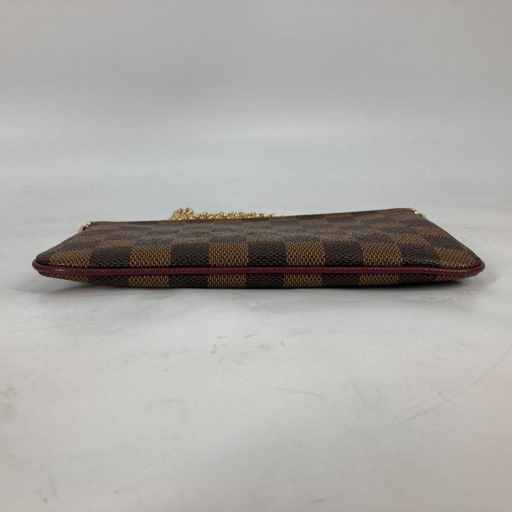 Louis Vuitton Shoulder Bag N63091 Damier Canvas Brown Damier Pochette Mira Mm Women