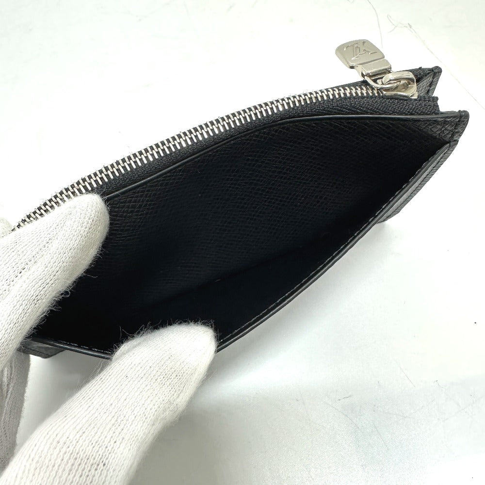 Louis Vuitton Coin Case M30271 Monogram Eclipse Canvas Black Coin Card Holder Mens