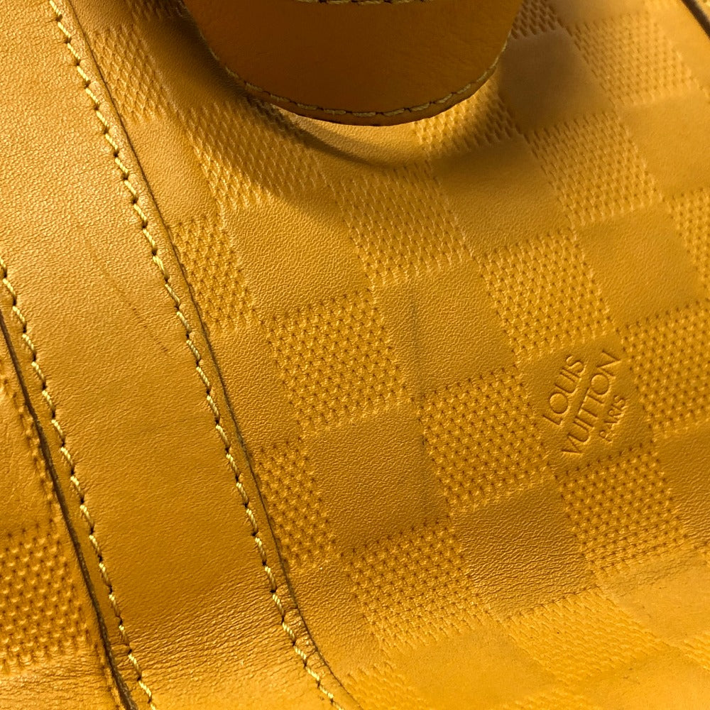 Louis Vuitton Tote Bag M41228 Damier Anfini Leather Yellow Damier Infinie Tadao Mens