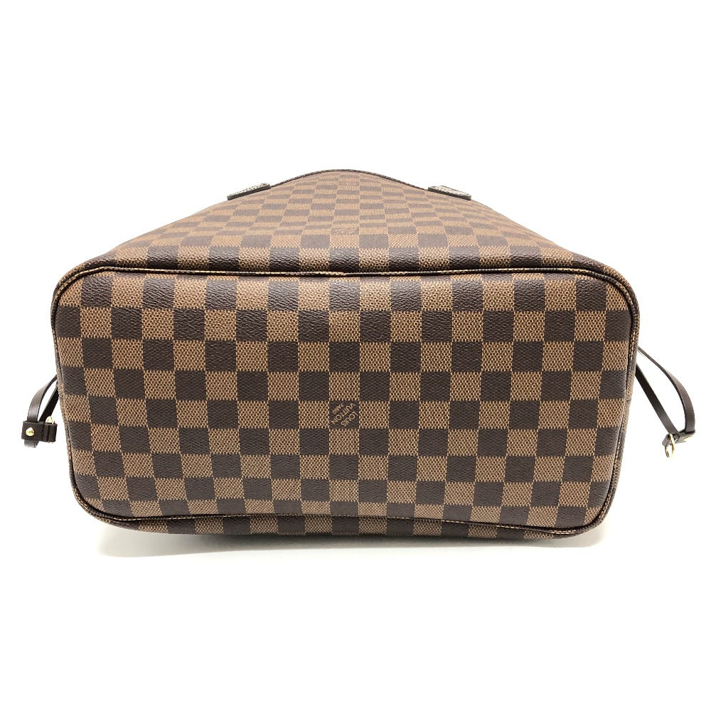 Louis Vuitton Tote Bag N40599 Damier Canvas Brown Neverfull Mm Women