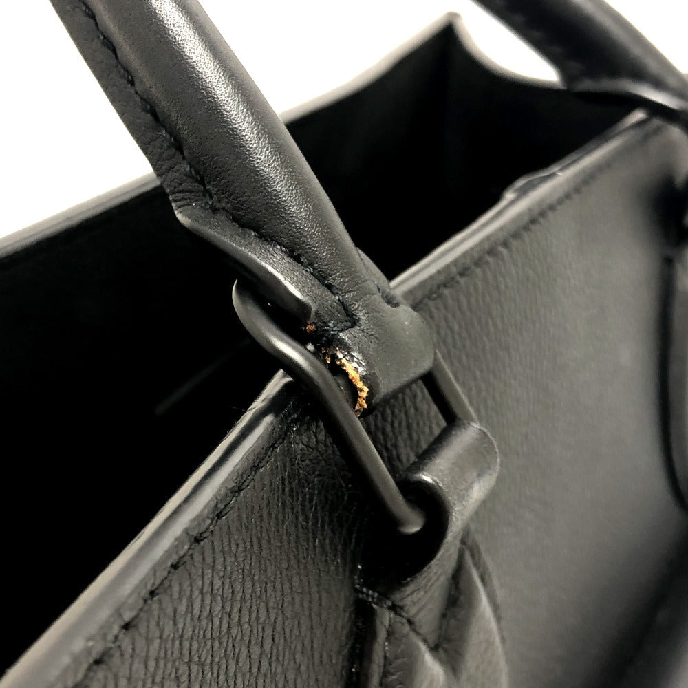 Louis Vuitton Handbag M55845 Grain Calfskin Leather Black Rock Me Tote Pm