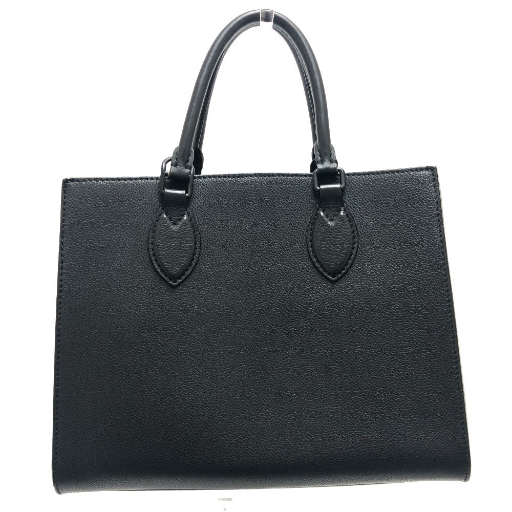 Louis Vuitton Handbag M55845 Grain Calfskin Leather Black Rock Me Tote Pm