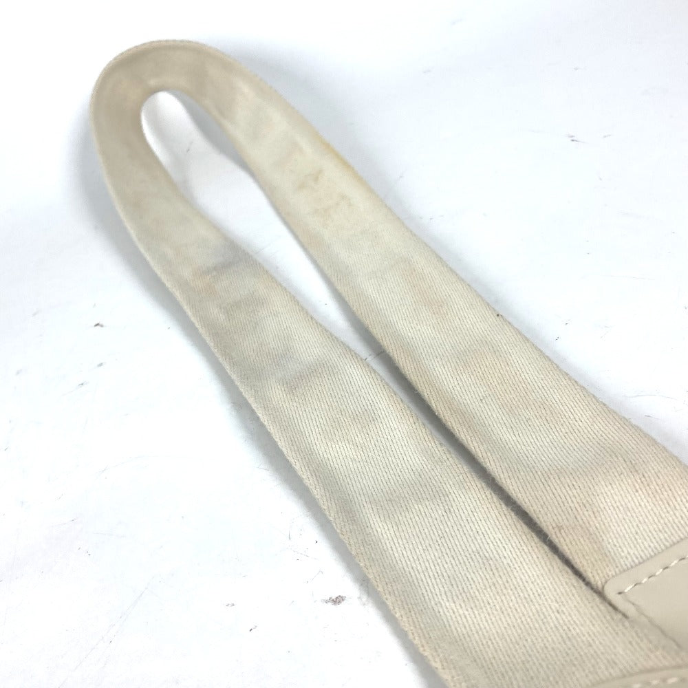 Louis Vuitton Belt M6973W Canvas / Leather White Santur Fortune Monogram Unisex(Unisex) 80