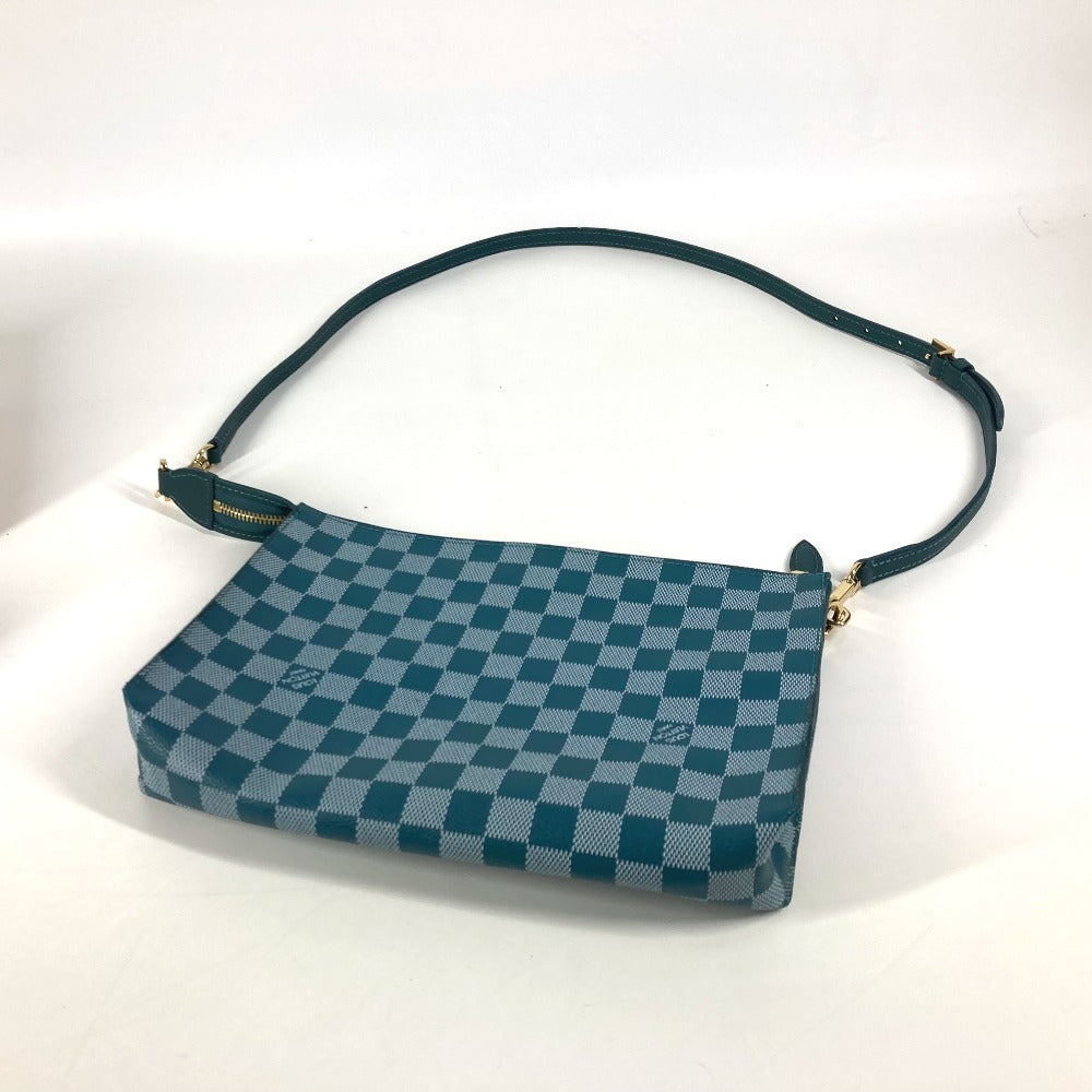 Louis Vuitton Shoulder Bag N41310 Pvc / Leather Green Damier Color Module Unisex(Unisex)