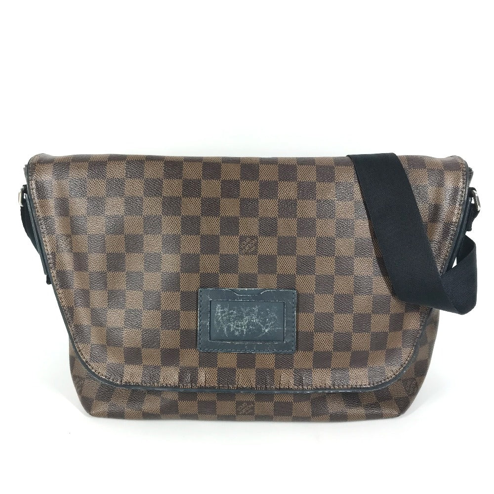 Louis Vuitton Shoulder Bag N41256 Damier Canvas Brown Damier Sprinter Gm Unisex(Unisex)