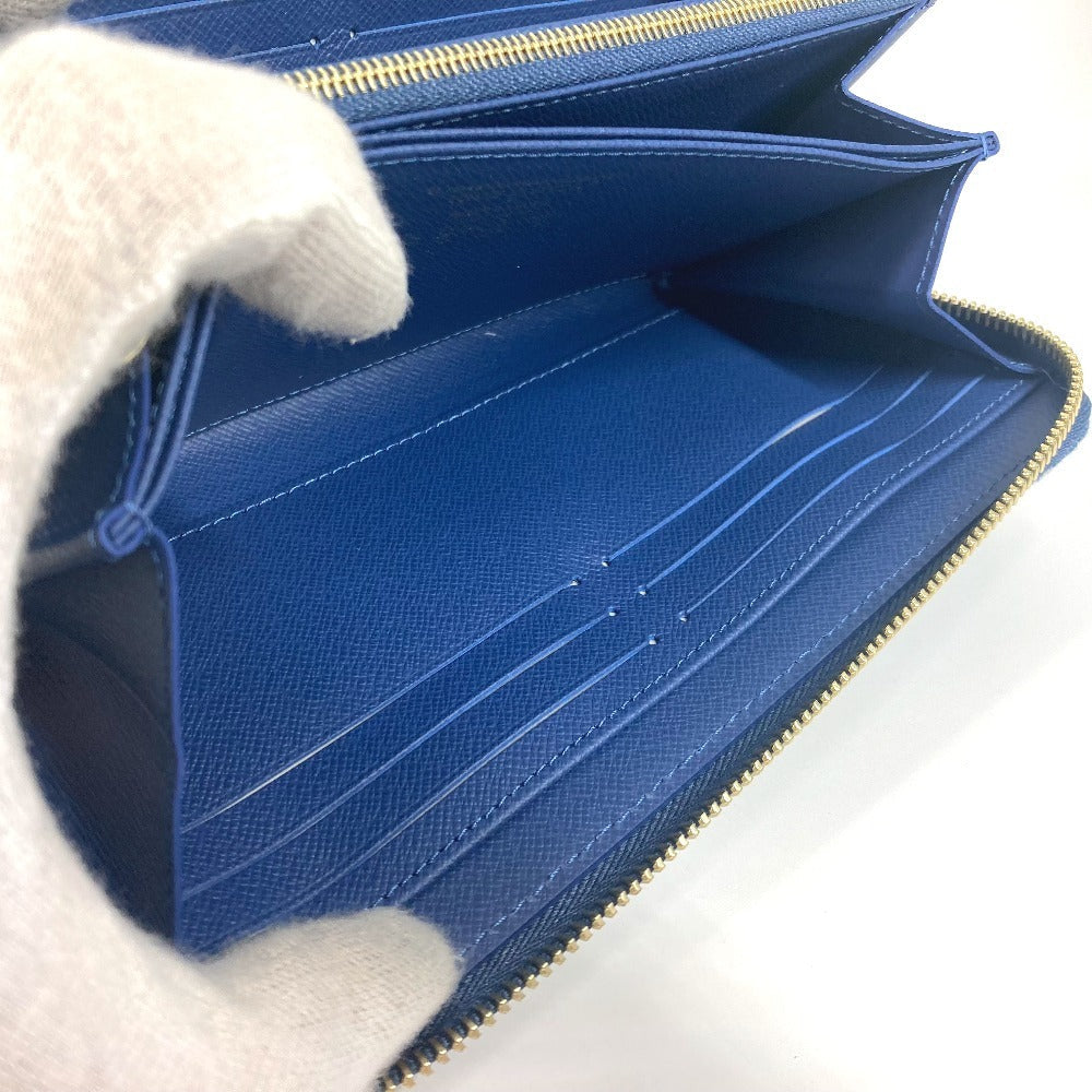 Louis Vuitton Long Wallet Purse M23161 , Monogram Cherry Denim Blue Takashi Murakami Collaboration