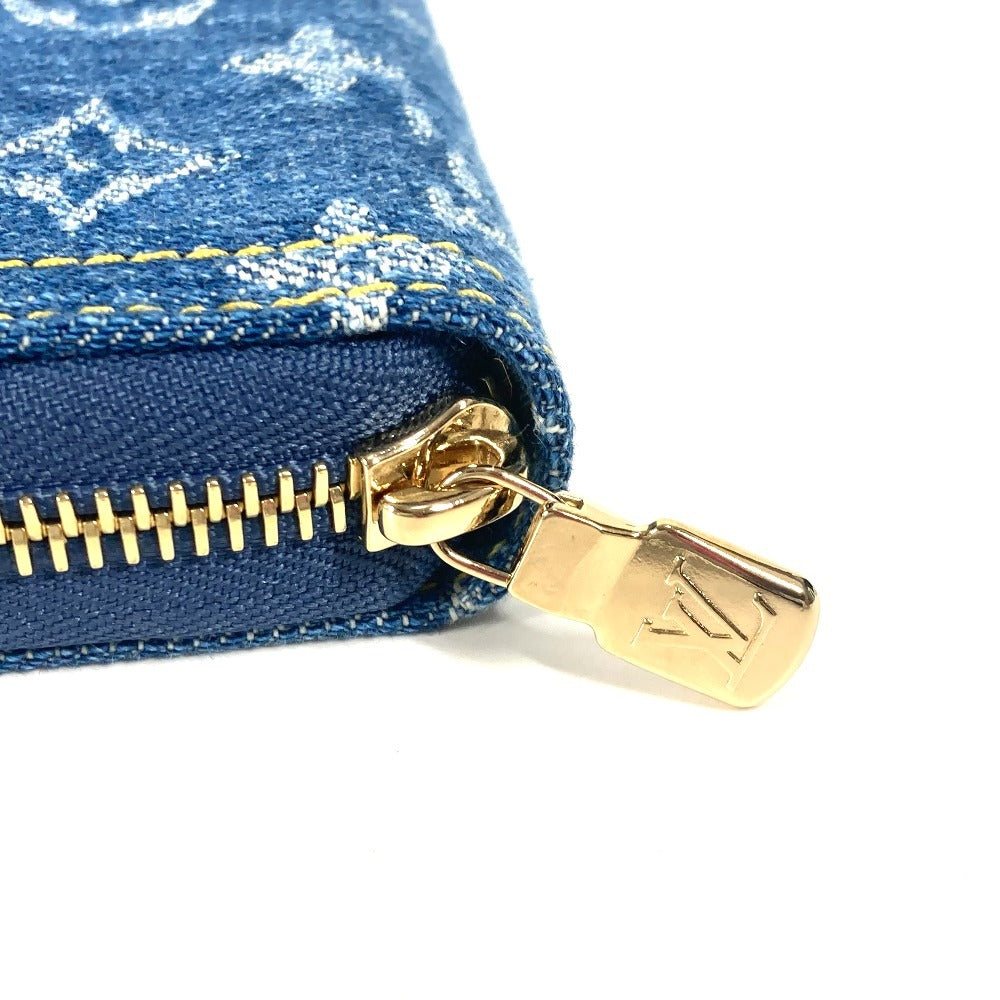 Louis Vuitton Long Wallet Purse M23161 , Monogram Cherry Denim Blue Takashi Murakami Collaboration