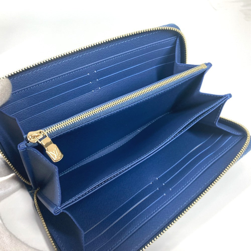 Louis Vuitton Long Wallet Purse M23161 , Monogram Cherry Denim Blue Takashi Murakami Collaboration