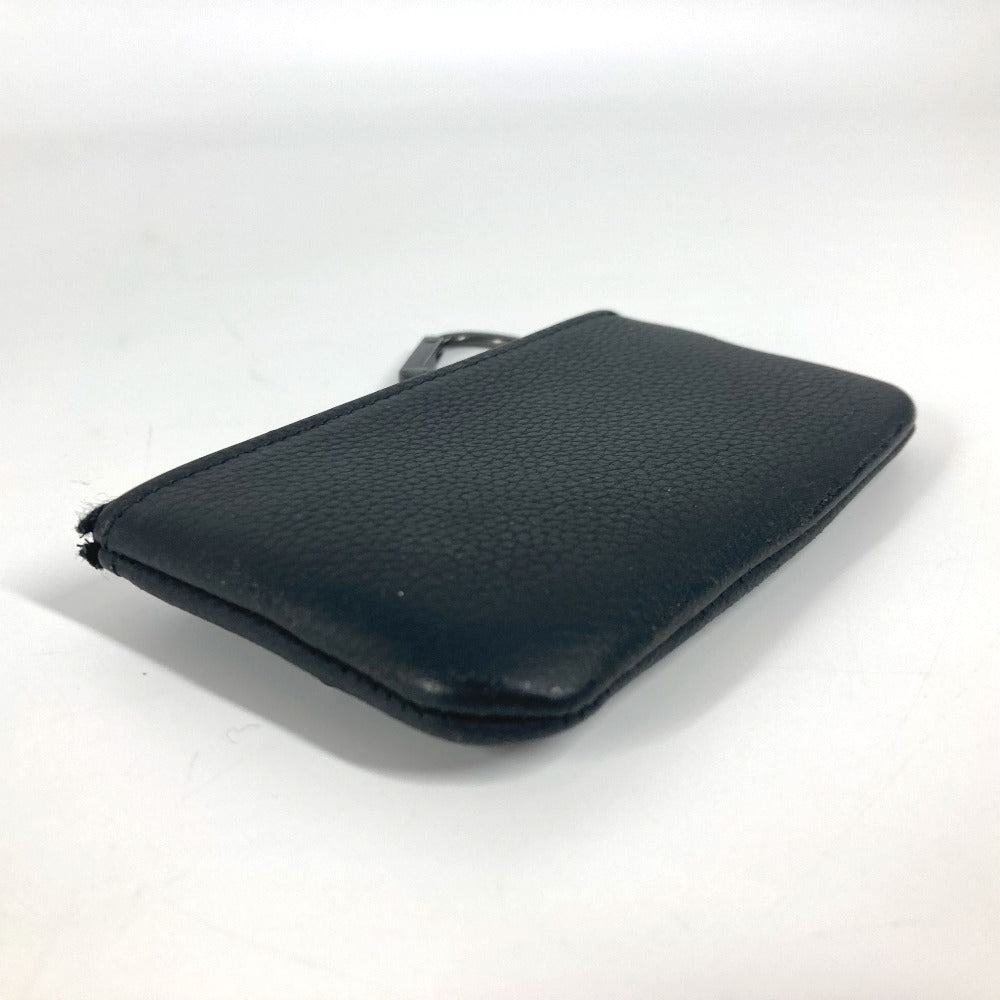 Louis Vuitton Coin Case M81031 Leather Black Aerogram Pochette Cre Mens(Unisex)