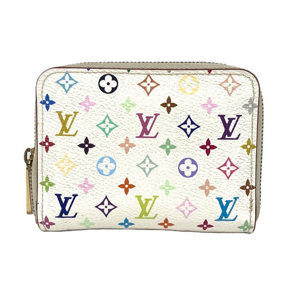 Louis Vuitton Coin Case M93741 Monogram Multicolor Canvas White Monogram Multicolor Zippy Coin