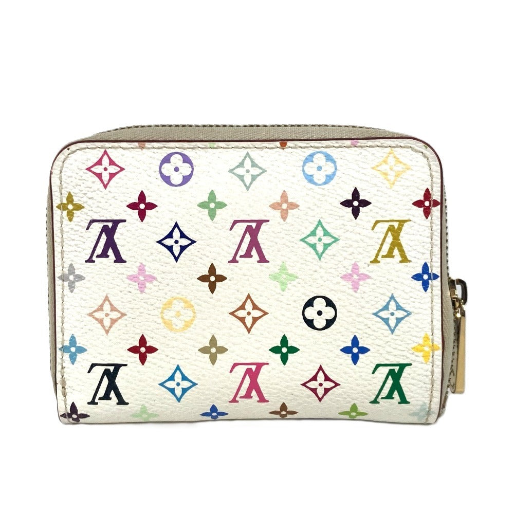Louis Vuitton Coin Case M93741 Monogram Multicolor Canvas White Monogram Multicolor Zippy Coin