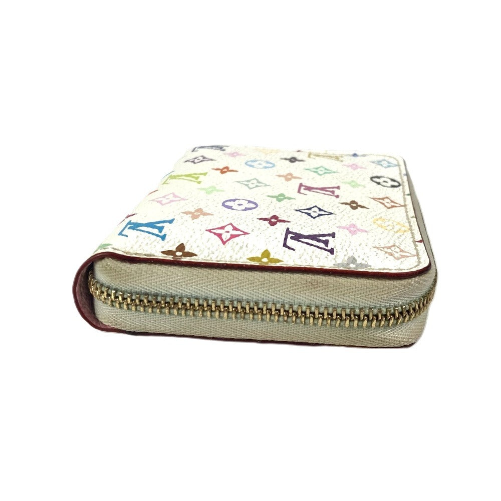 Louis Vuitton Coin Case M93741 Monogram Multicolor Canvas White Monogram Multicolor Zippy Coin