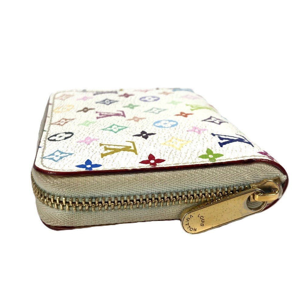 Louis Vuitton Coin Case M93741 Monogram Multicolor Canvas White Monogram Multicolor Zippy Coin