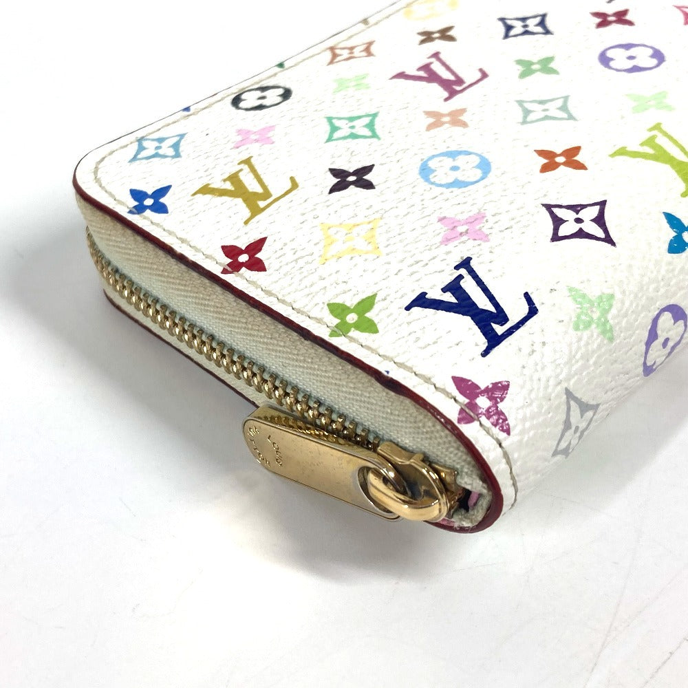 Louis Vuitton Coin Case M93741 Monogram Multicolor Canvas White Monogram Multicolor Zippy Coin