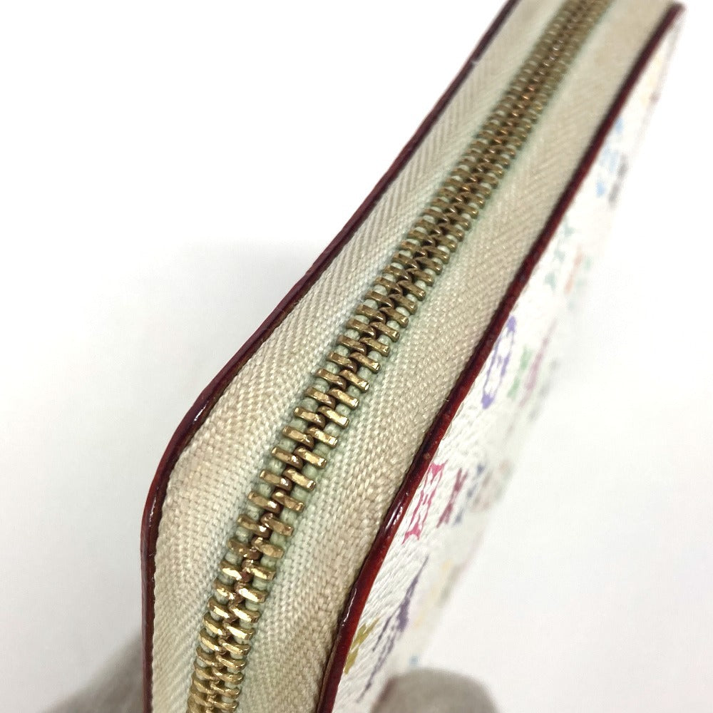 Louis Vuitton Coin Case M93741 Monogram Multicolor Canvas White Monogram Multicolor Zippy Coin