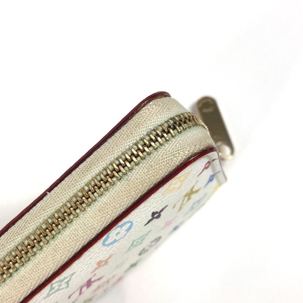 Louis Vuitton Coin Case M93741 Monogram Multicolor Canvas White Monogram Multicolor Zippy Coin