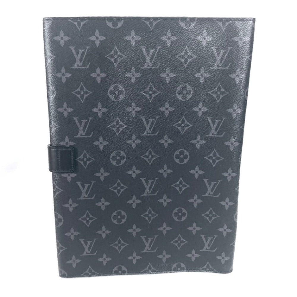 Louis Vuitton Clutch Bag Gi0273 Monogram Eclipse Canvas Black Monogram Eclipse Portodocument Frank