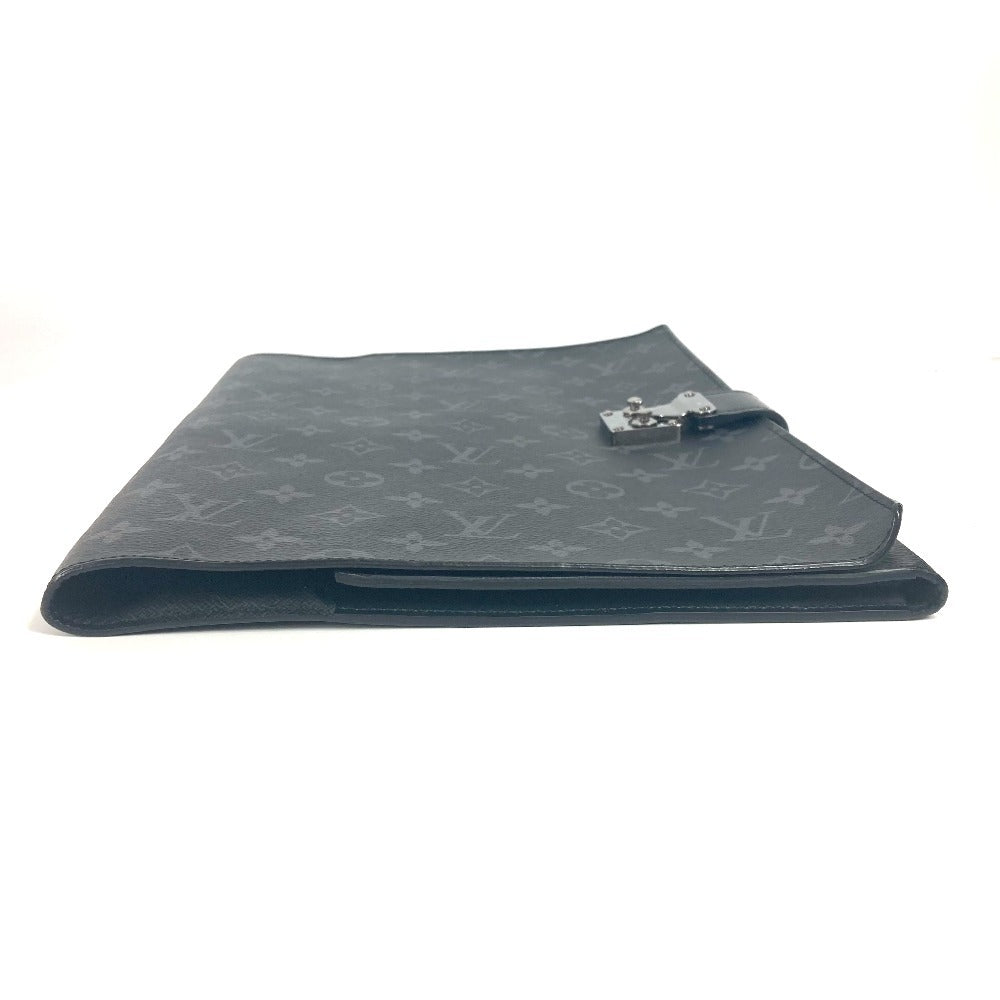 Louis Vuitton Clutch Bag Gi0273 Monogram Eclipse Canvas Black Monogram Eclipse Portodocument Frank