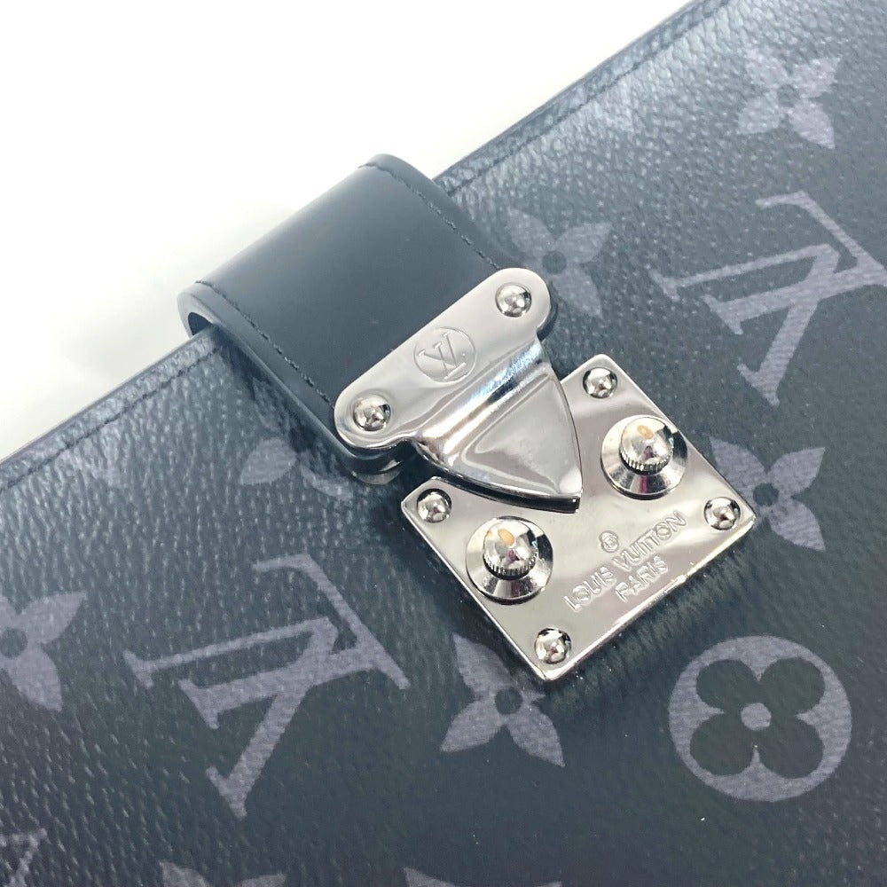 Louis Vuitton Clutch Bag Gi0273 Monogram Eclipse Canvas Black Monogram Eclipse Portodocument Frank