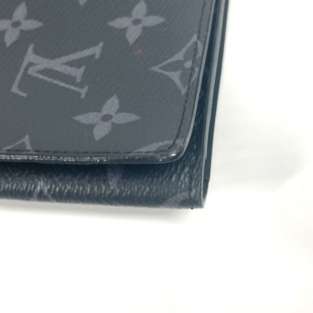 Louis Vuitton Clutch Bag Gi0273 Monogram Eclipse Canvas Black Monogram Eclipse Portodocument Frank