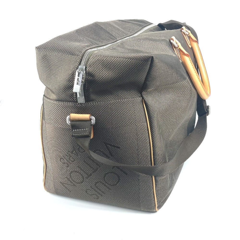 Louis Vuitton Boston Duffel Bag M93228 Damier Jean Canvas Khaki Damier Jean Suvlan