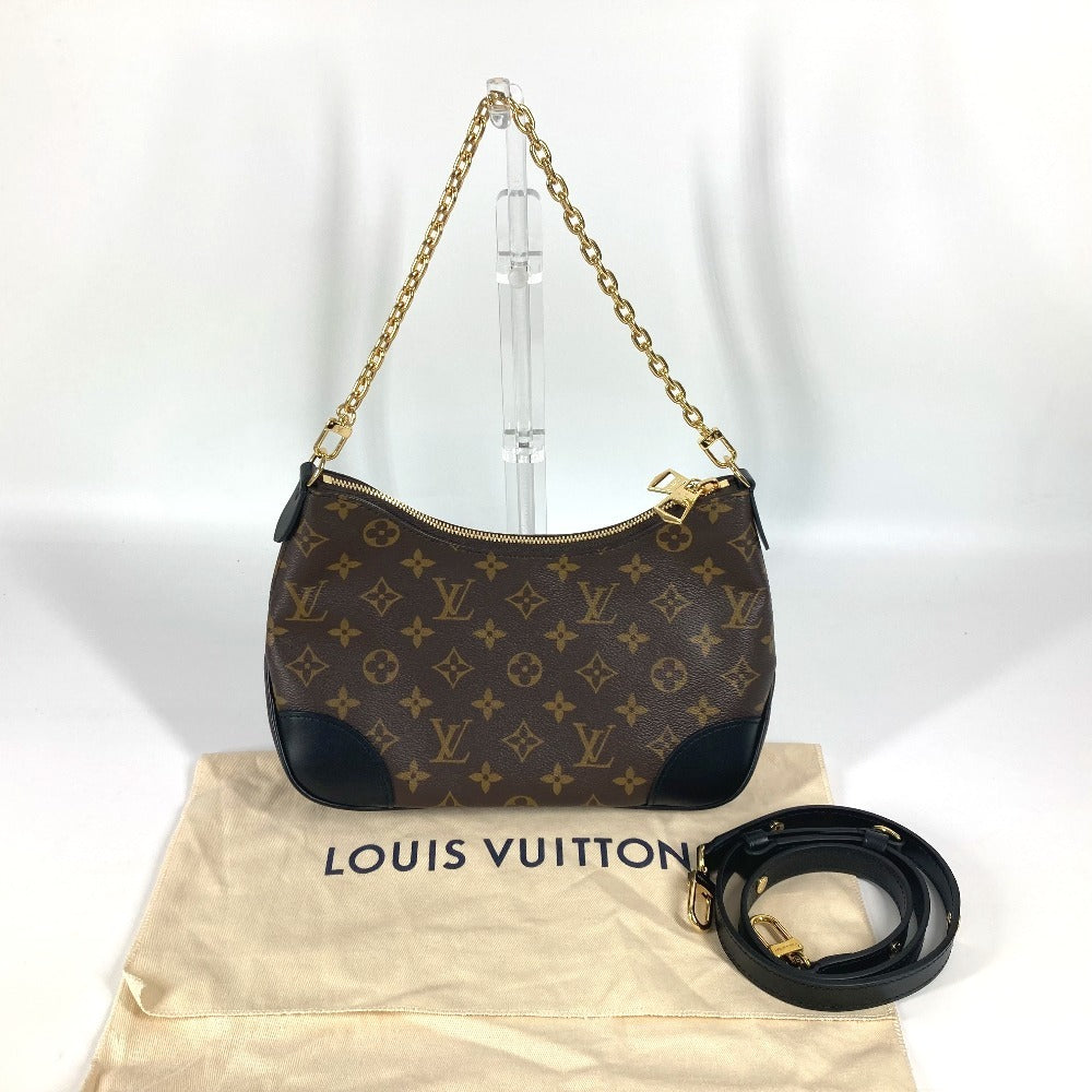 Louis Vuitton Shoulder Bag M45831 Monogram Canvas Black Monogram Boulogne Pm