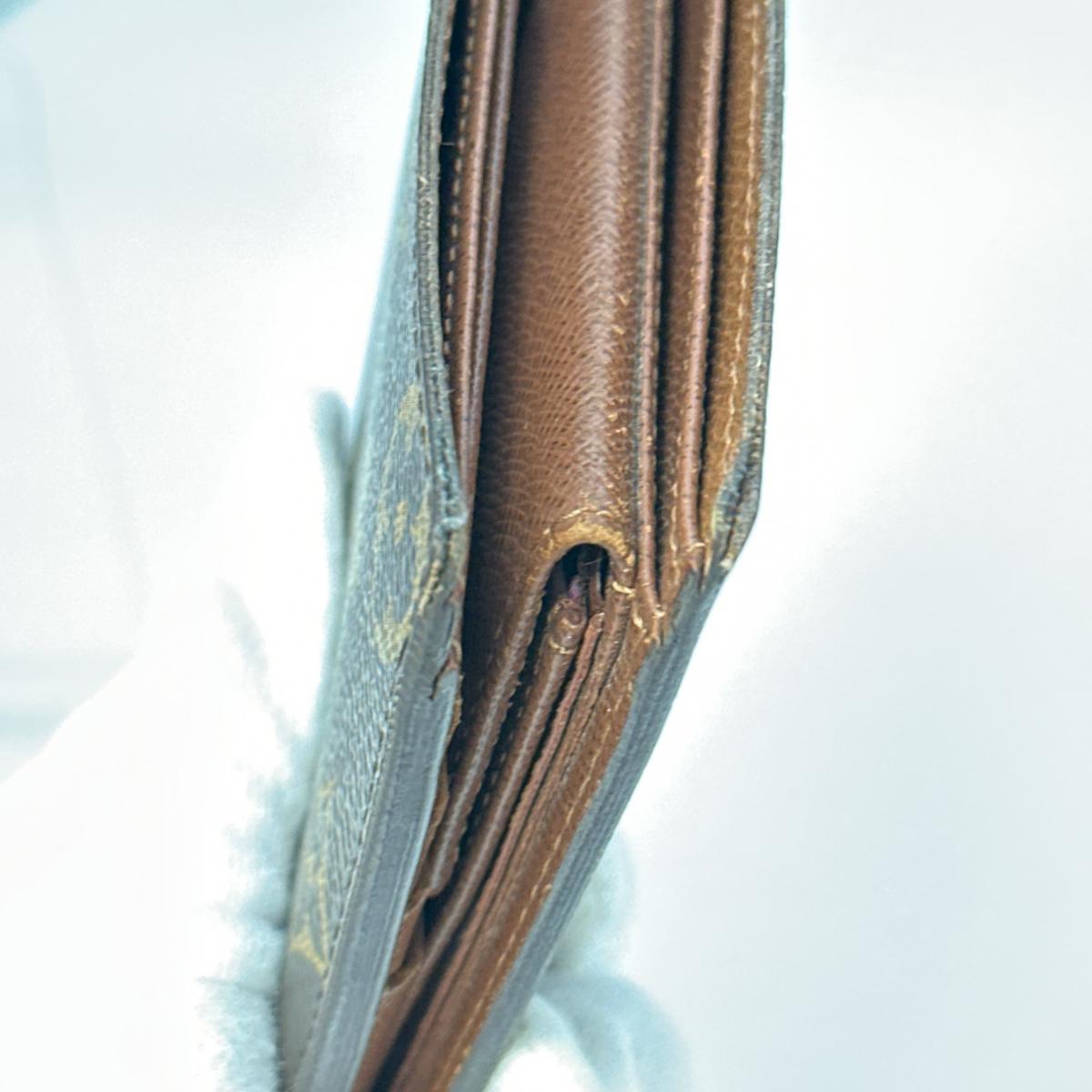 Louis Vuitton Bifold Wallet M61675 Monogram Canvas Brown Wallet Monogram Portefeuilleemarco