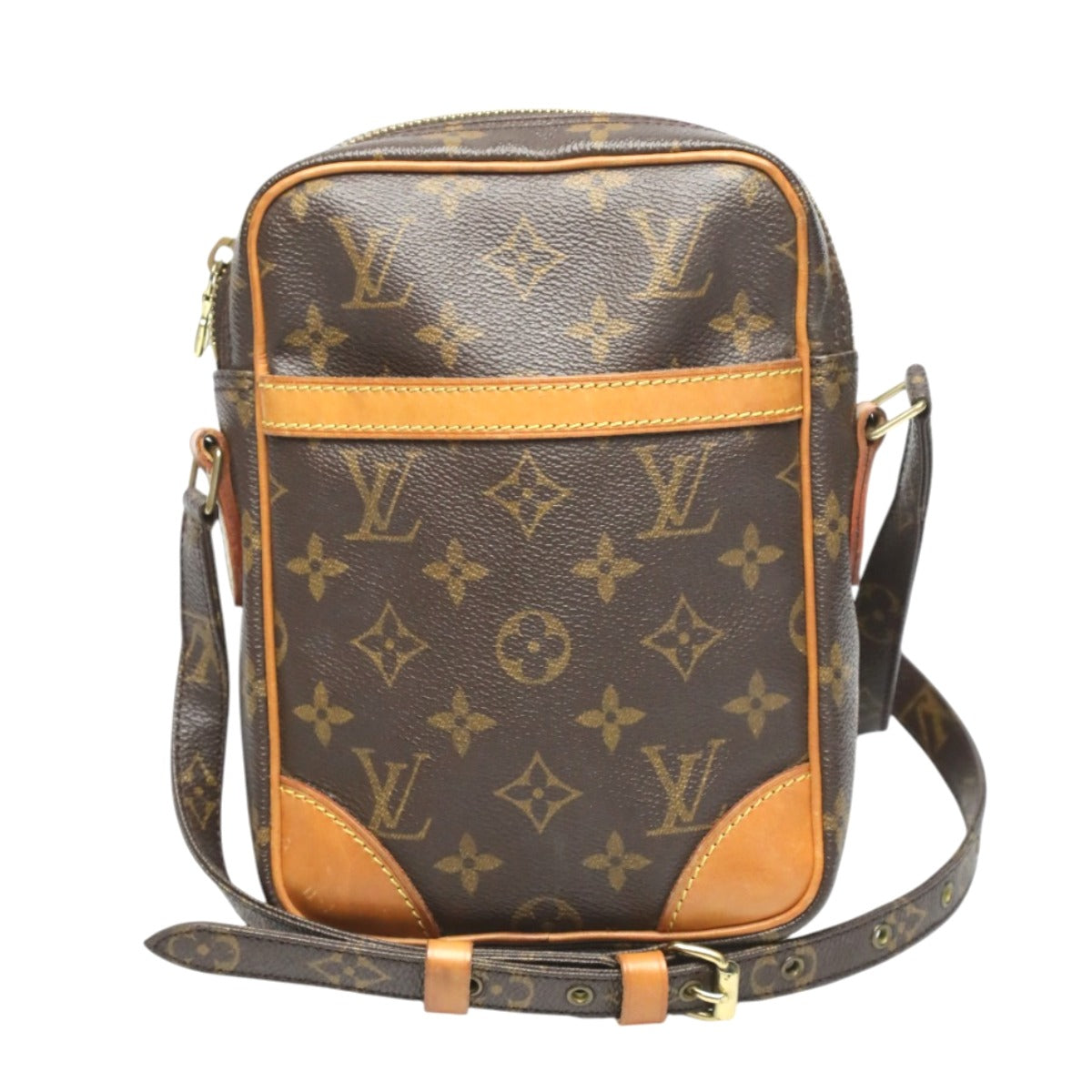 Louis Vuitton Shoulder Bag M45266 Monogram Canvas Brown Shoulder Bag Monogram Danube Women