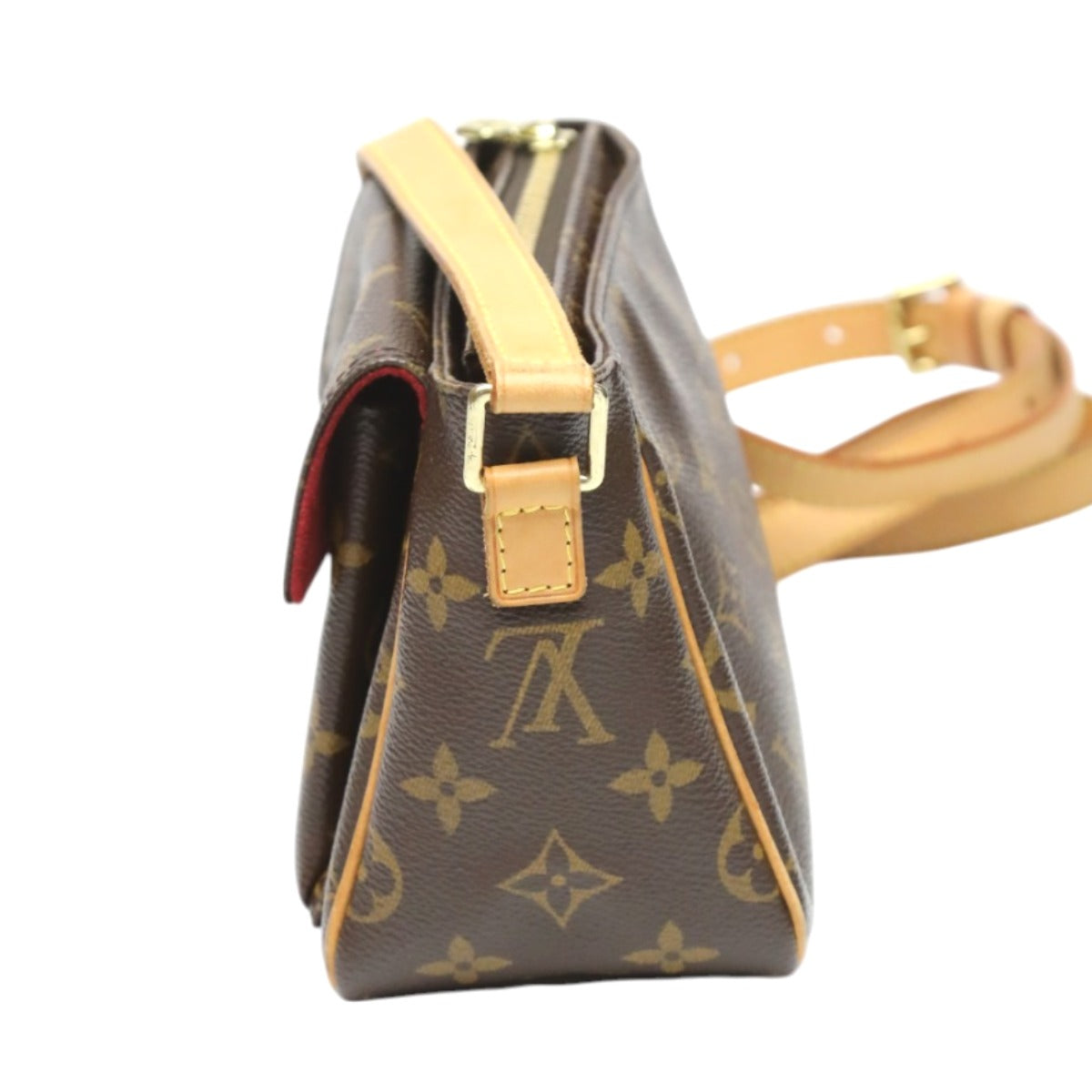 Louis Vuitton Shoulder Bag M51165 Monogram Canvas Brown Shoulder Bag Monogram Viva Cite Pm Women