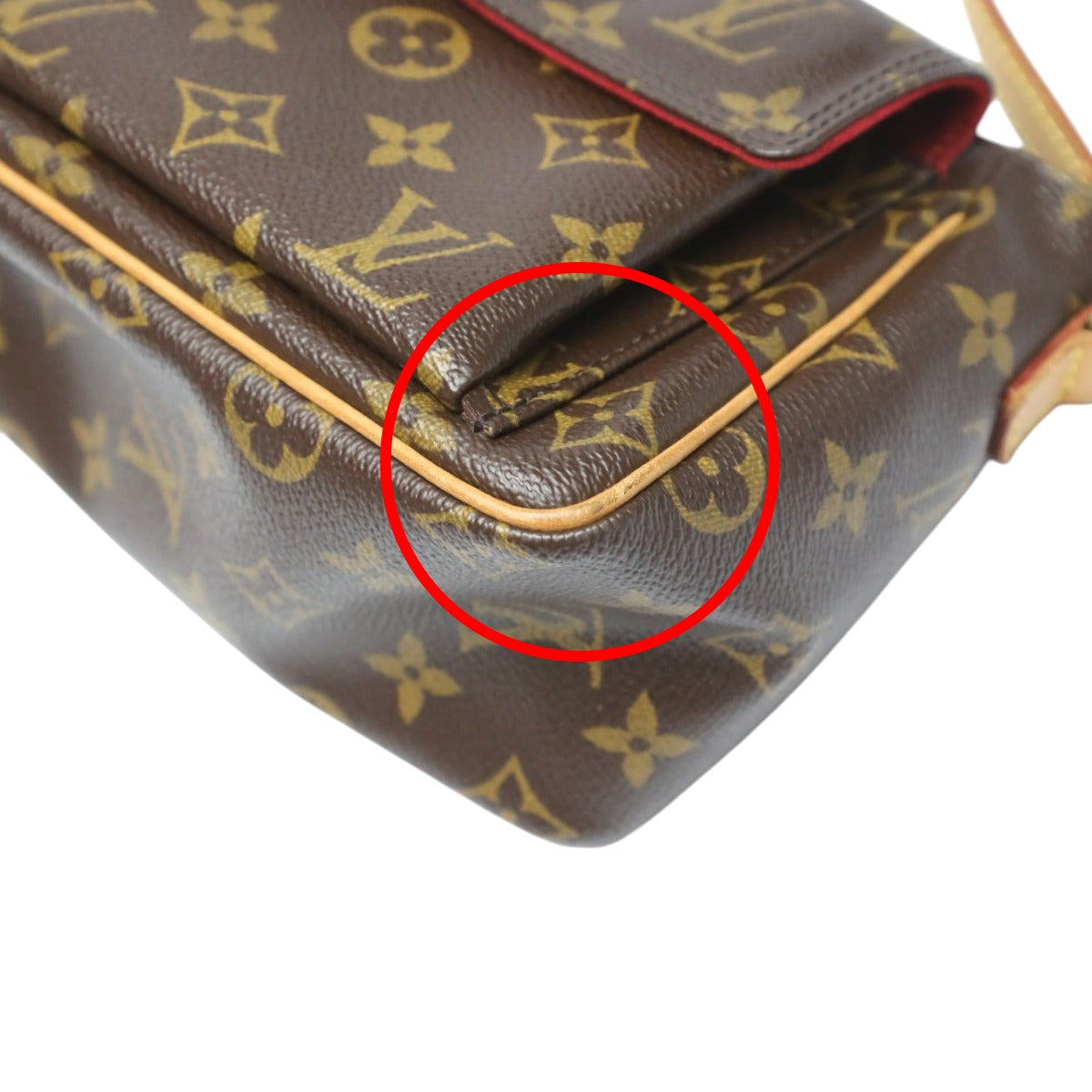 Louis Vuitton Shoulder Bag M51165 Monogram Canvas Brown Shoulder Bag Monogram Viva Cite Pm Women