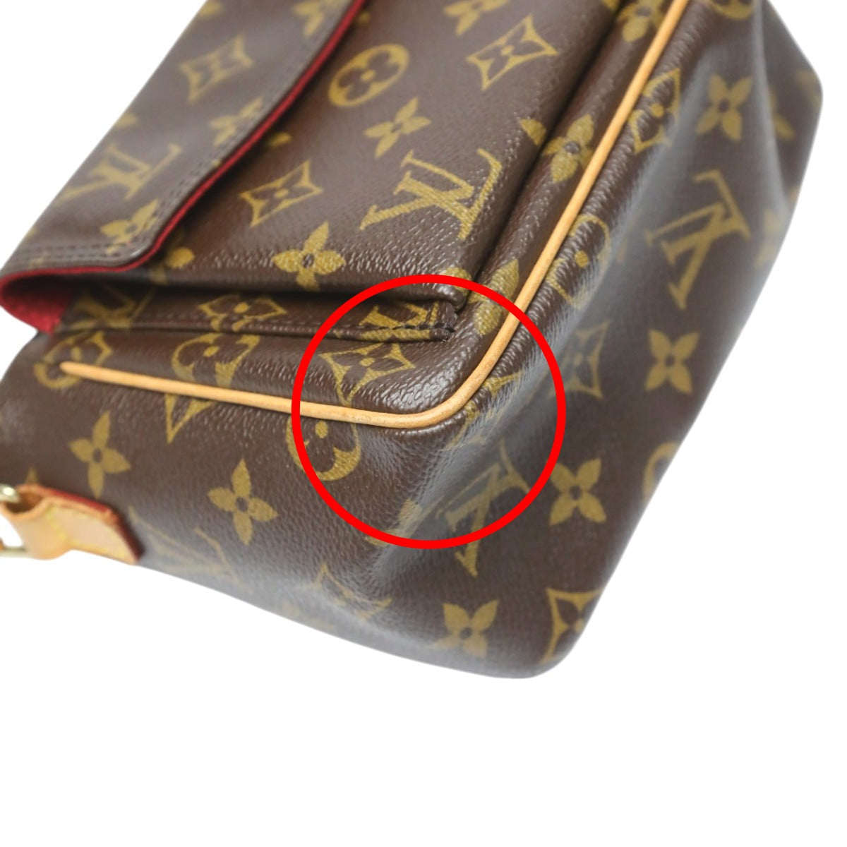 Louis Vuitton Shoulder Bag M51165 Monogram Canvas Brown Shoulder Bag Monogram Viva Cite Pm Women