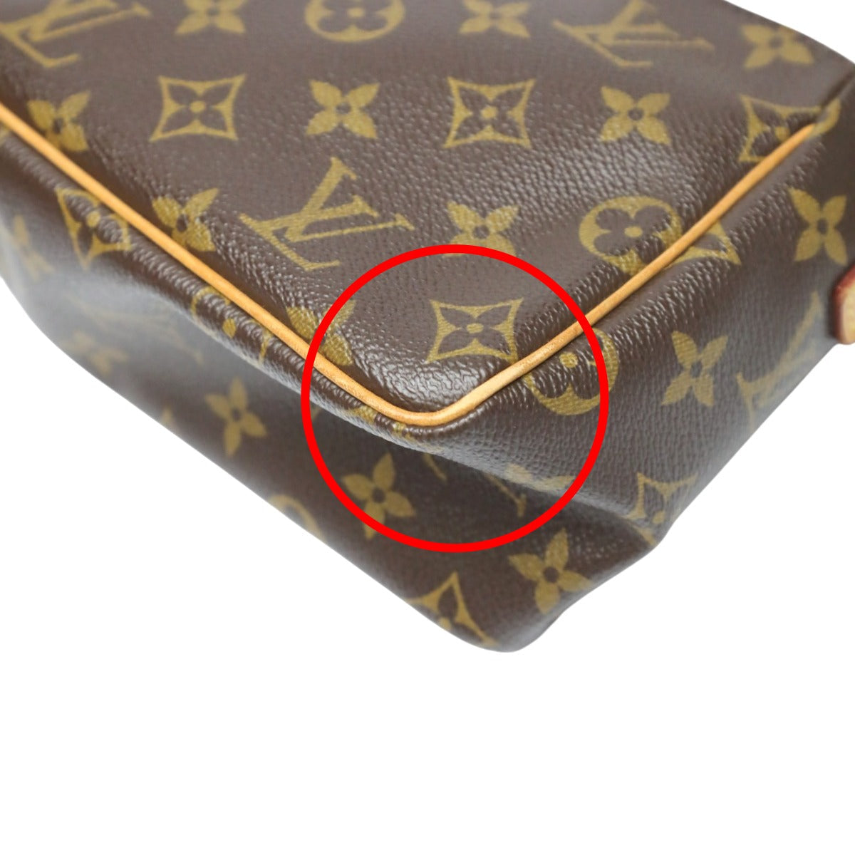 Louis Vuitton Shoulder Bag M51165 Monogram Canvas Brown Shoulder Bag Monogram Viva Cite Pm Women