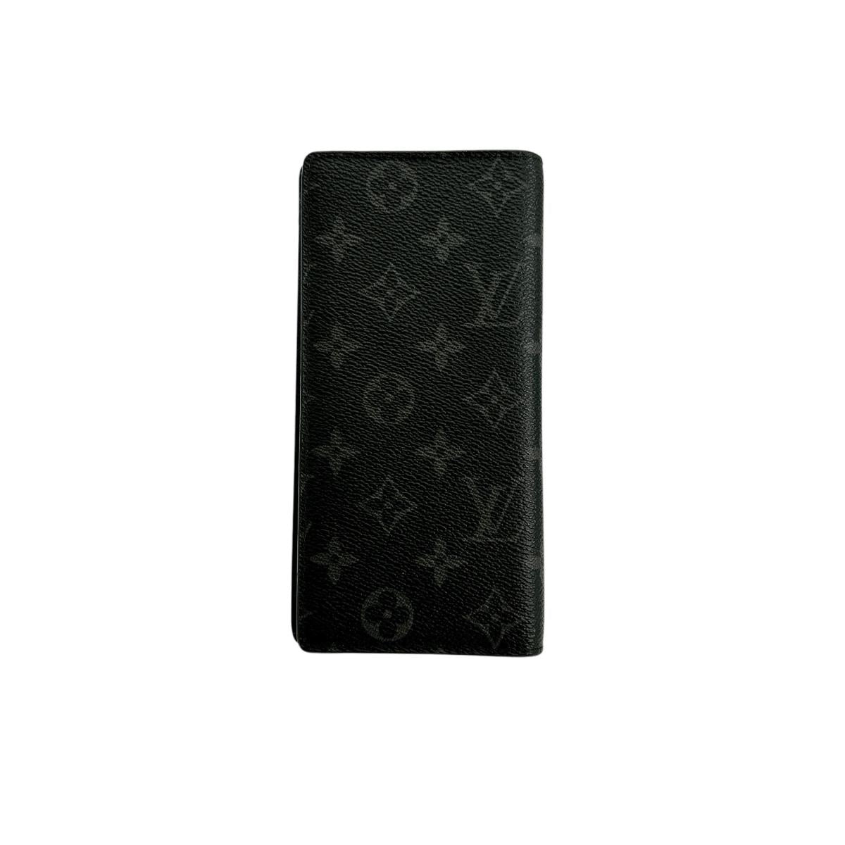Louis Vuitton Long Wallet Purse M61697 Monogram Canvas Gray X Black Bifold Walletlong Wallet