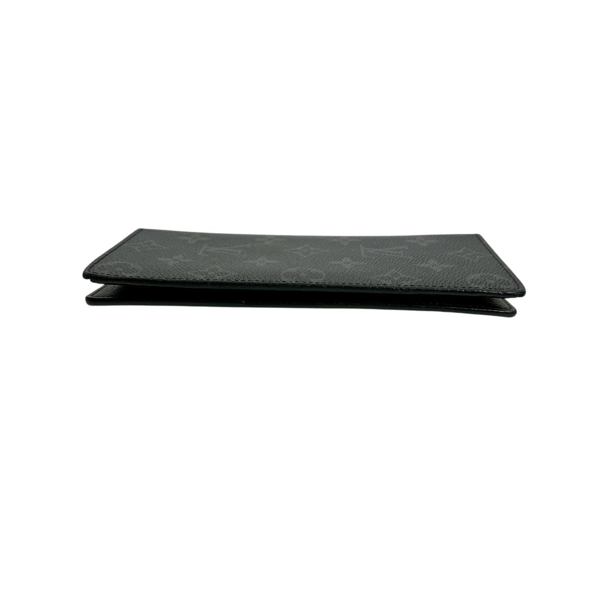 Louis Vuitton Long Wallet Purse M61697 Monogram Canvas Gray X Black Bifold Walletlong Wallet