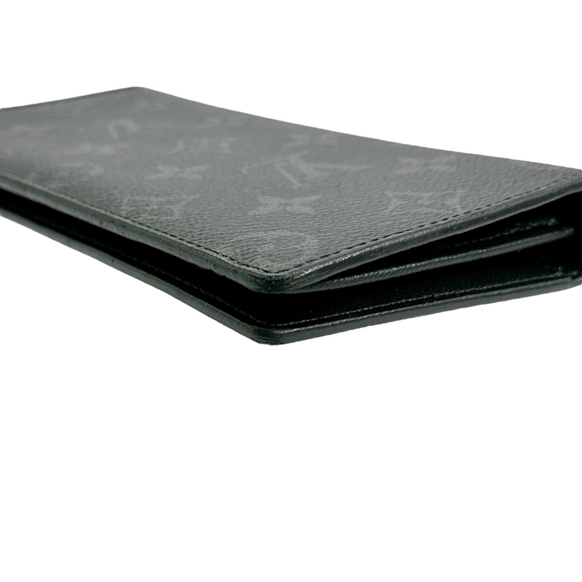 Louis Vuitton Long Wallet Purse M61697 Monogram Canvas Gray X Black Bifold Walletlong Wallet