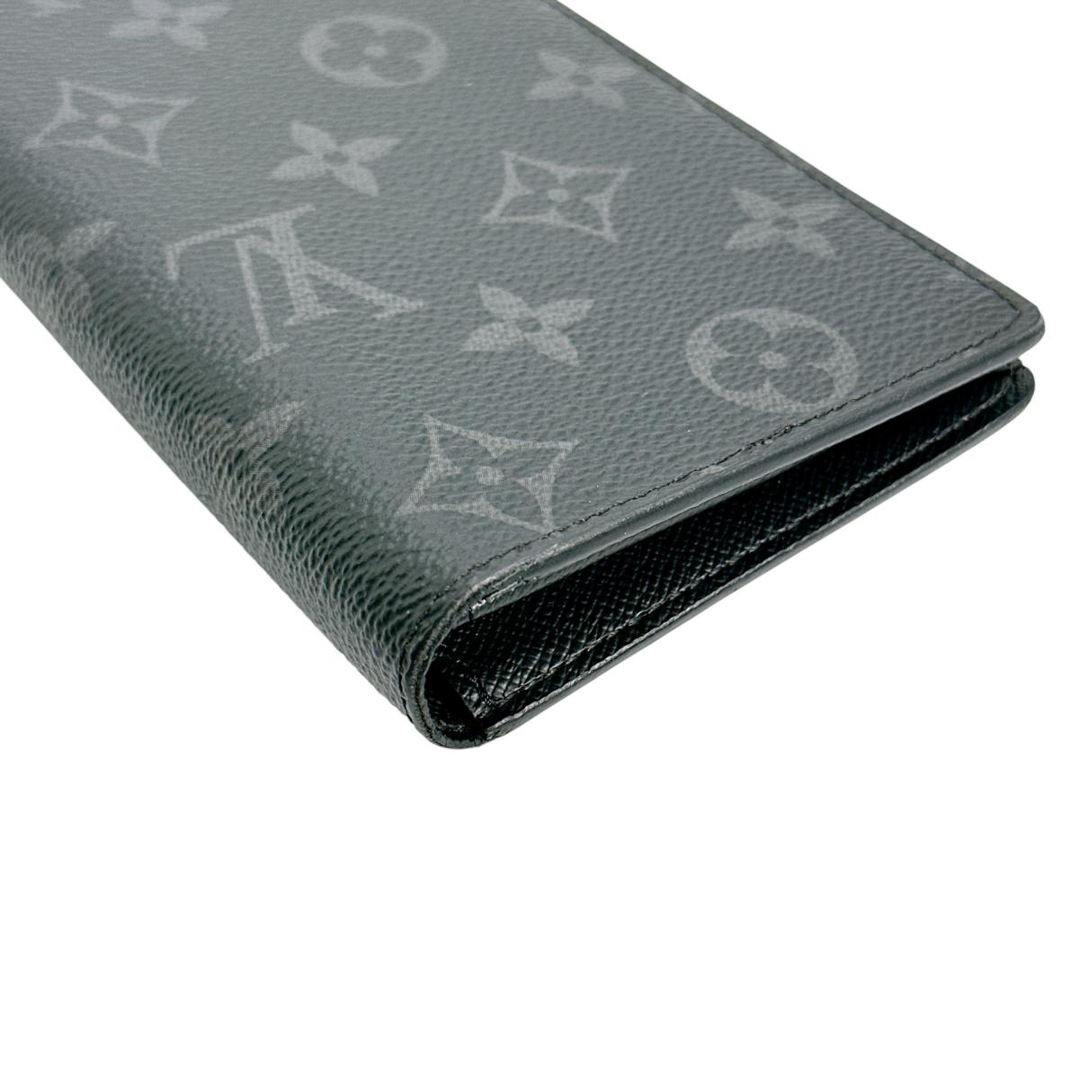 Louis Vuitton Long Wallet Purse M61697 Monogram Canvas Gray X Black Bifold Walletlong Wallet