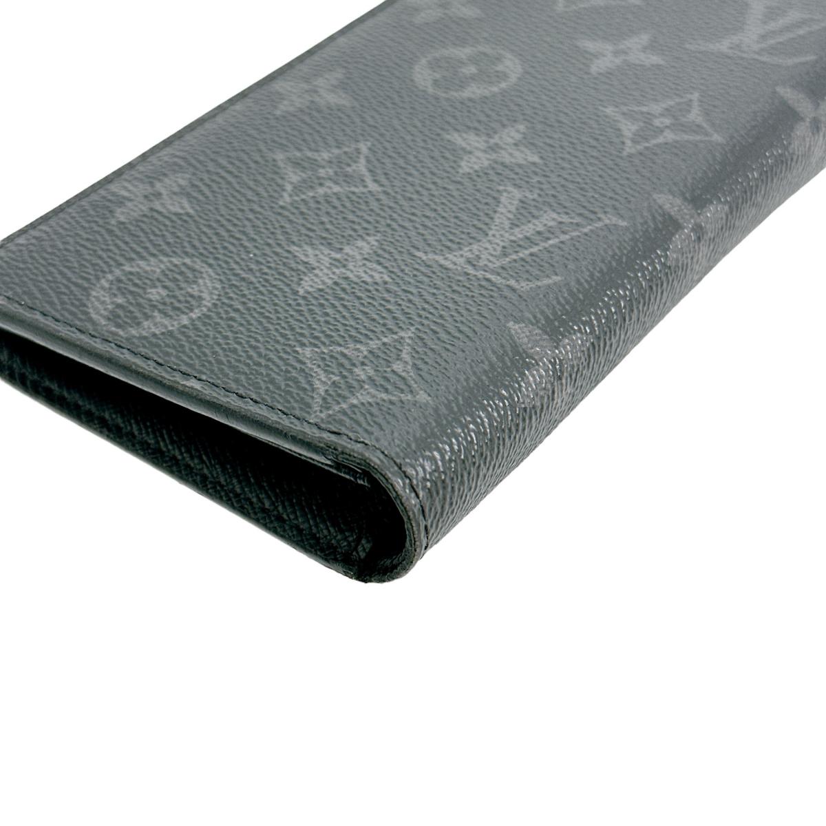 Louis Vuitton Long Wallet Purse M61697 Monogram Canvas Gray X Black Bifold Walletlong Wallet
