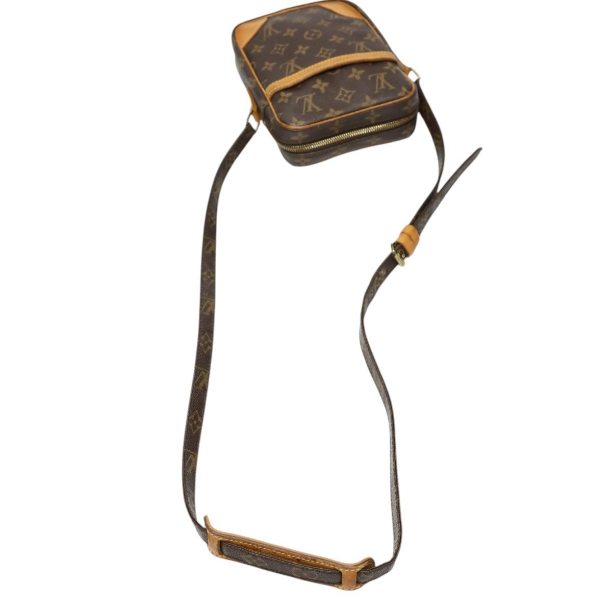 Louis Vuitton Shoulder Bag M45266 Monogram Canvas Brown Monogram Danube