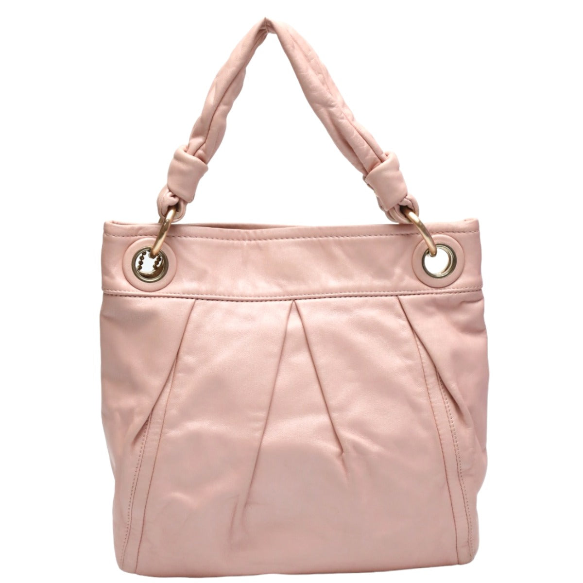 Coach Handbag 13416 Leather Pink 2Way Calfskin Back Hoodie Leather Women