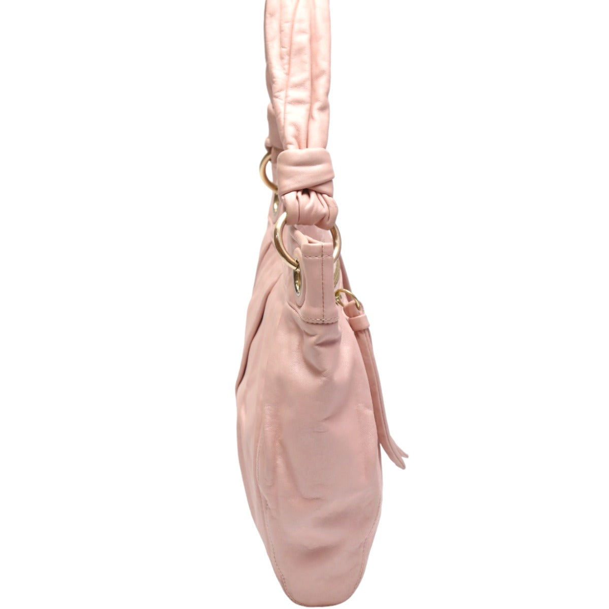 Coach Handbag 13416 Leather Pink 2Way Calfskin Back Hoodie Leather Women
