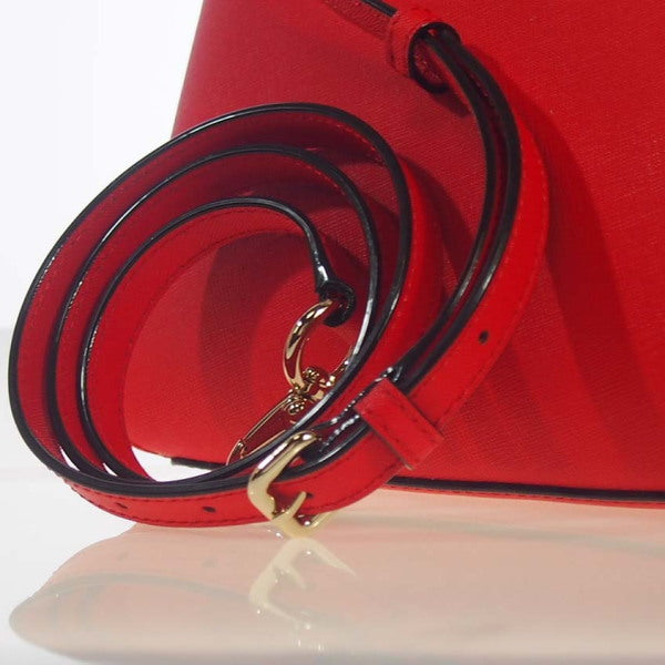 Kate Spade Handbag Safiano Leather Red With Shoulder Strap 2Way