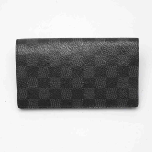 Louis Vuitton Long Wallet Purse N63116 Damier Canvas Damier Graphite Damier Graphite Portefeuille