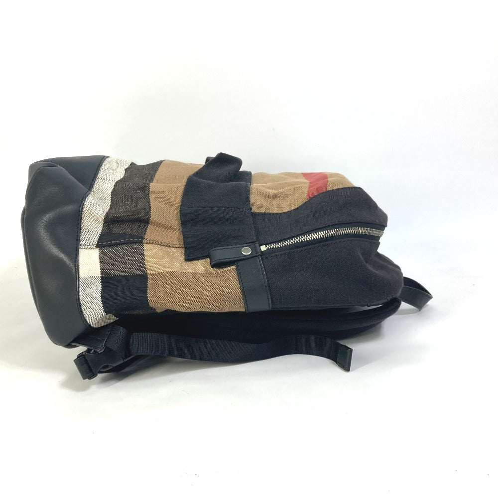 Burberry Backpack 3958527 Canvas / Leather Beige Backpack Mega Check Pattern Mens