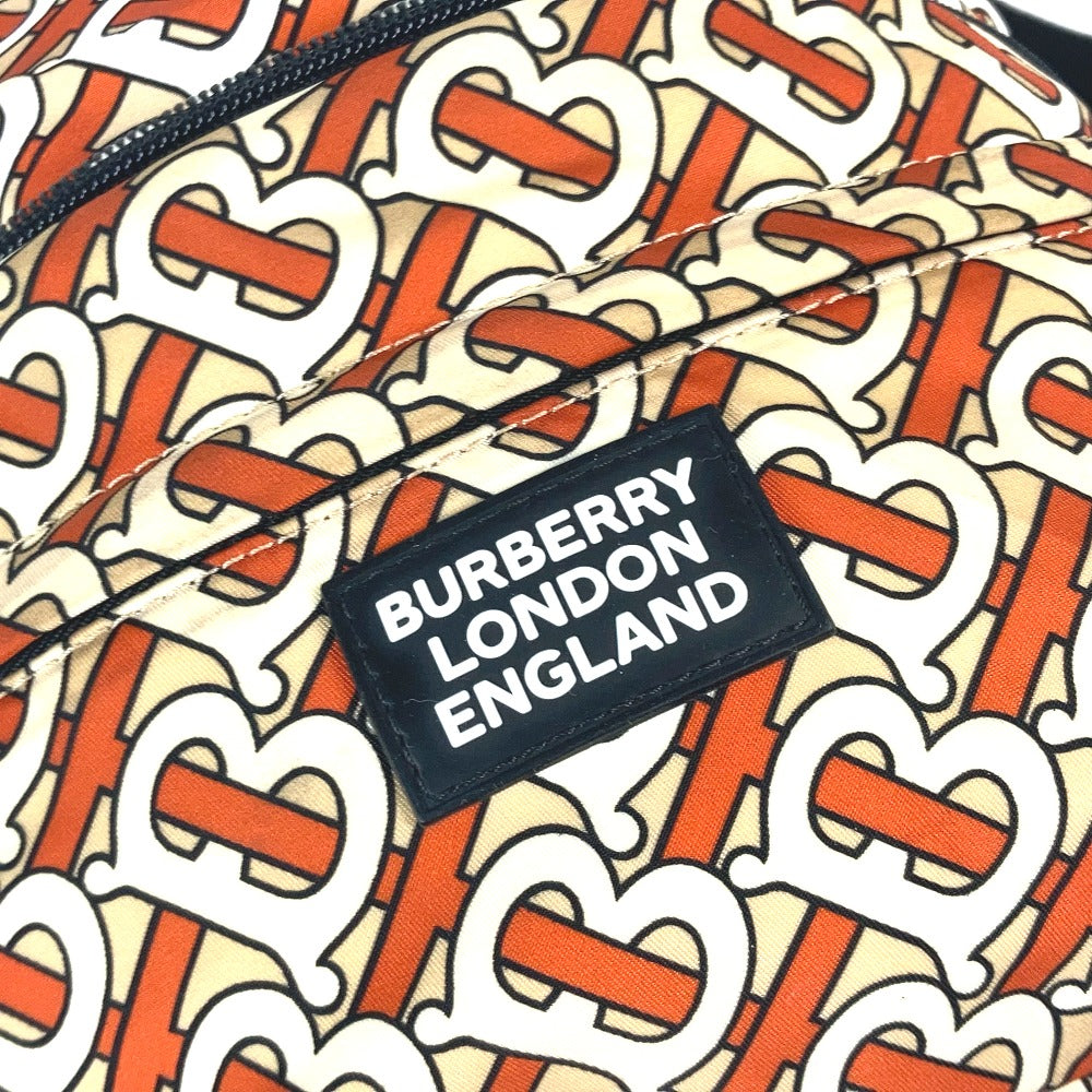 Burberry Backpack Nylon Orange Sling Bag, Waist Pouch, Belt Bag Tb Logo Unisex(Unisex)