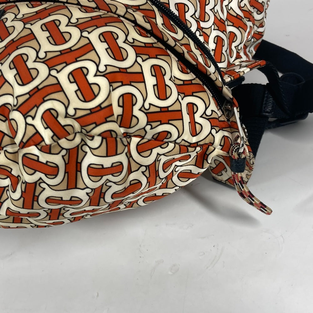 Burberry Backpack Nylon Orange Sling Bag, Waist Pouch, Belt Bag Tb Logo Unisex(Unisex)