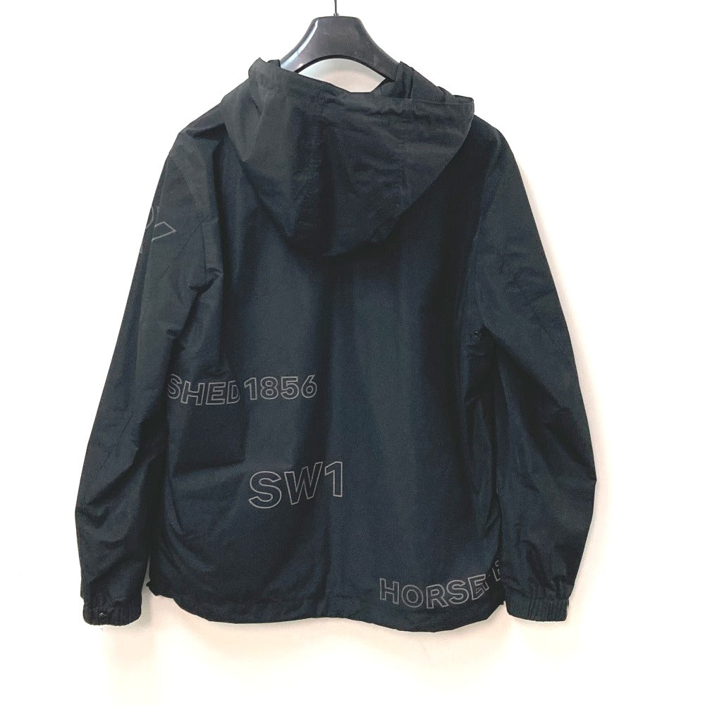 Burberry Jacket Nylon Black Outer Apparel Long Sleeve Tops Check Inside Hoodie Logo Mens K