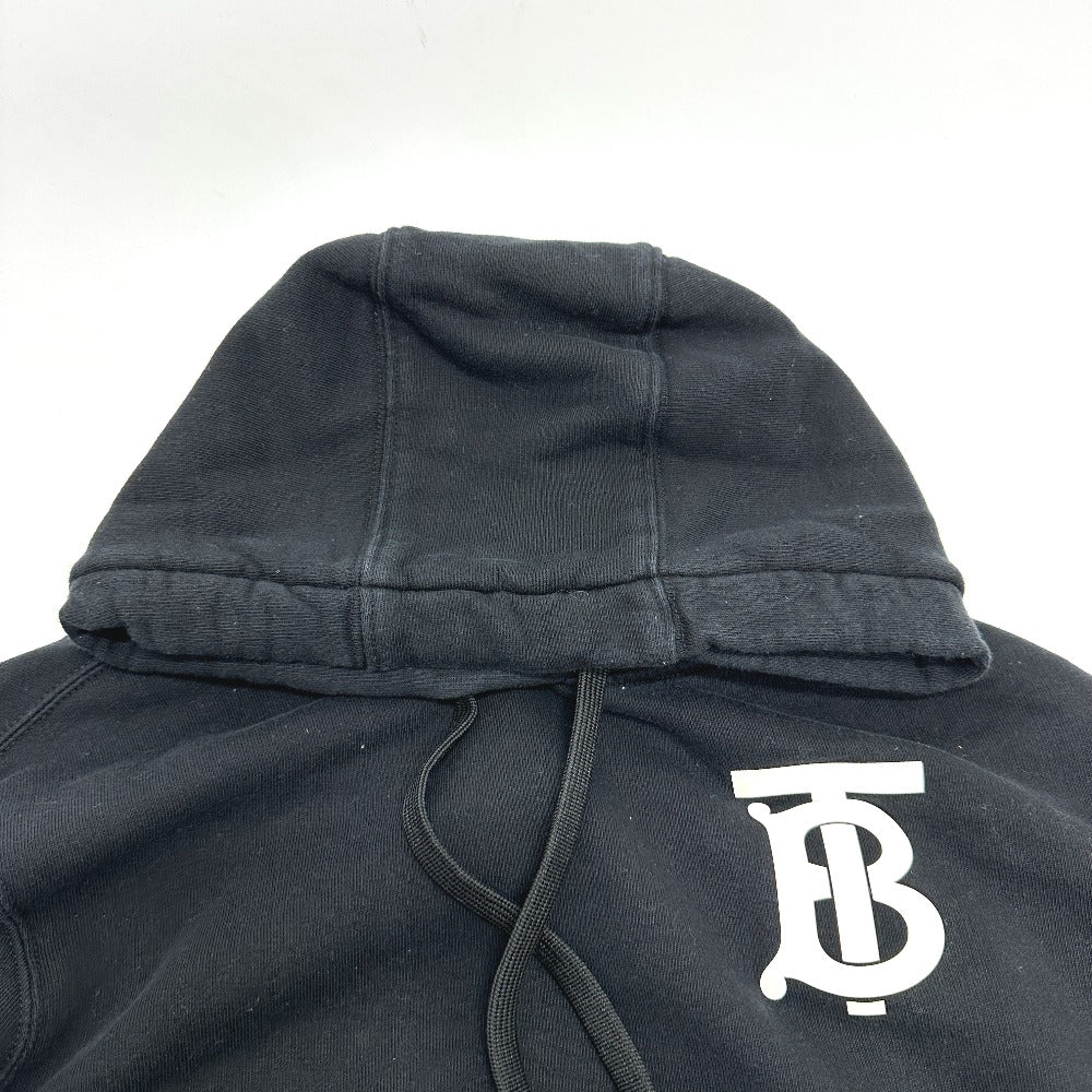 Burberry Hoodie 8024352 Cotton Black Hood Long Sleeve Landon Tb Hoodie Logo Women R