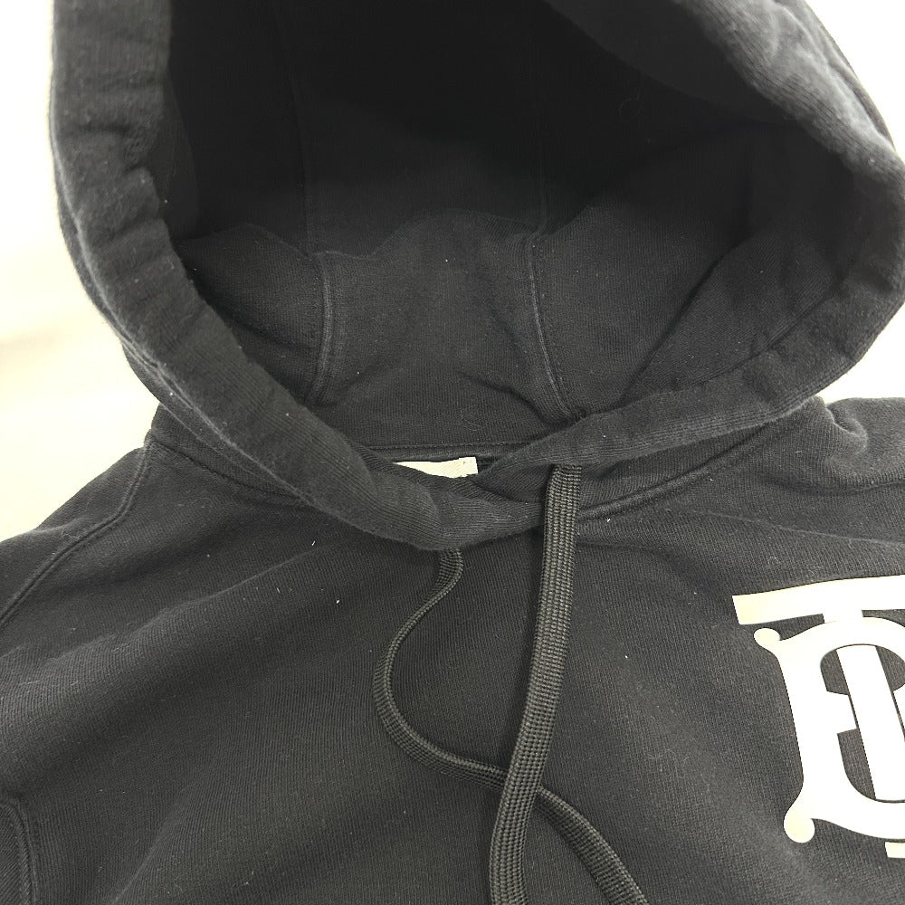 Burberry Hoodie 8024352 Cotton Black Hood Long Sleeve Landon Tb Hoodie Logo Women R