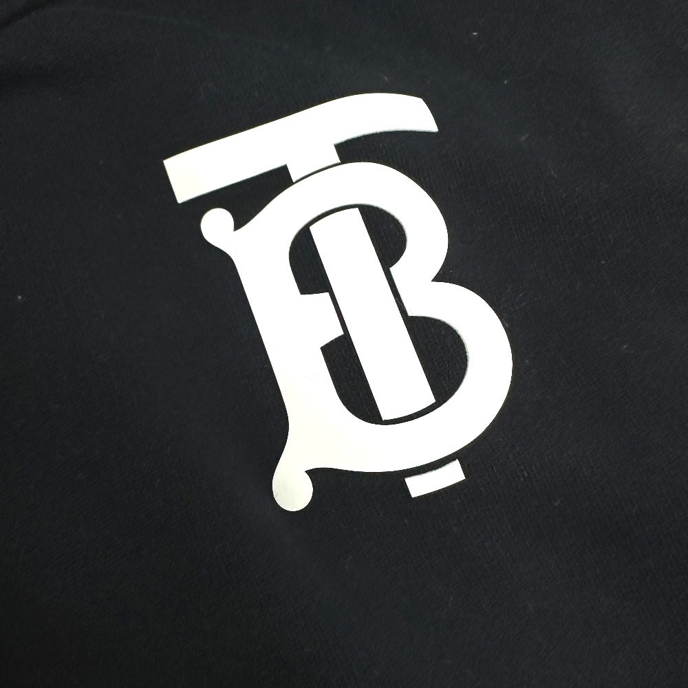 Burberry Hoodie 8024352 Cotton Black Hood Long Sleeve Landon Tb Hoodie Logo Women R