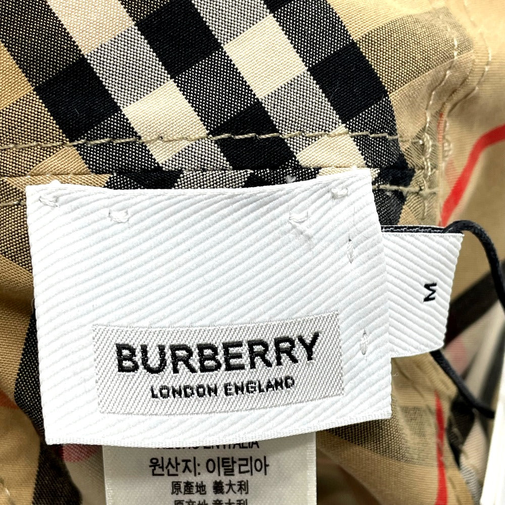 Burberry Hat 8036994 Wool Yellow X Brown Vintage Check Reversible Unisex(Unisex) M